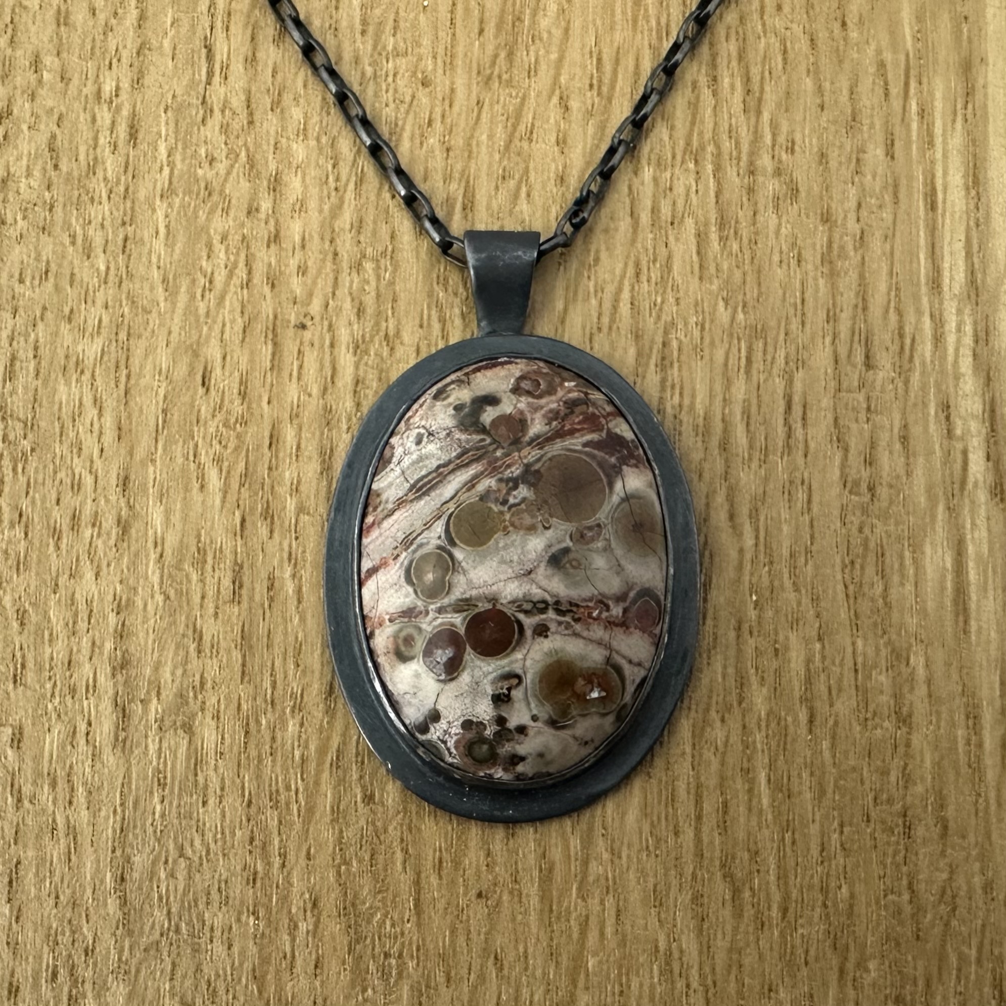 CLEARANCE....!!!! hotsell Leopardskin Jasper Pendant